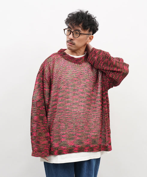 H163 / 着用サイズ:M ピンク 着用ボトムス:218708