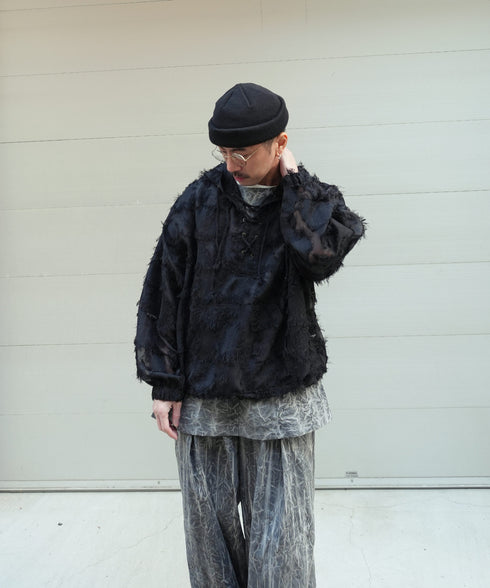 H163 / 着用サイズ:S ブラック 着用インナー:217615 着用ボトムス:217614