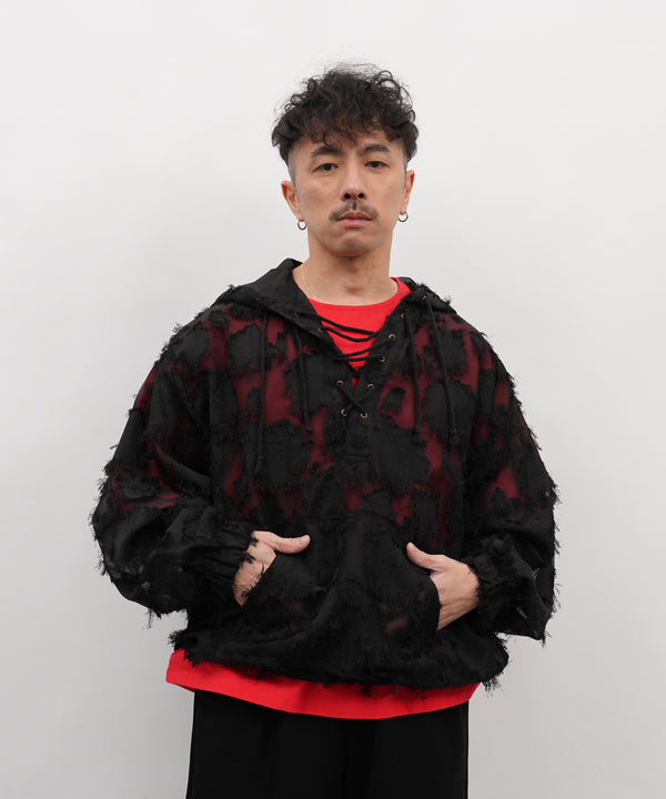 H163 / 着用サイズ:S ブラック 着用トップス:217646 着用ボトムス:218713