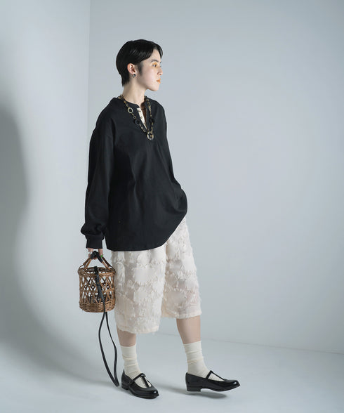 H167 / 着用サイズ: M*アイボリー トップス:217648