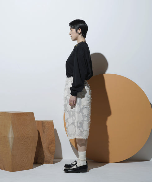 H167 / 着用サイズ: M*アイボリー トップス:217648