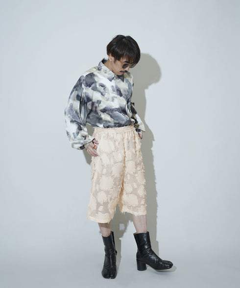 H163 / 着用サイズ: S*アイボリー シャツ:217621