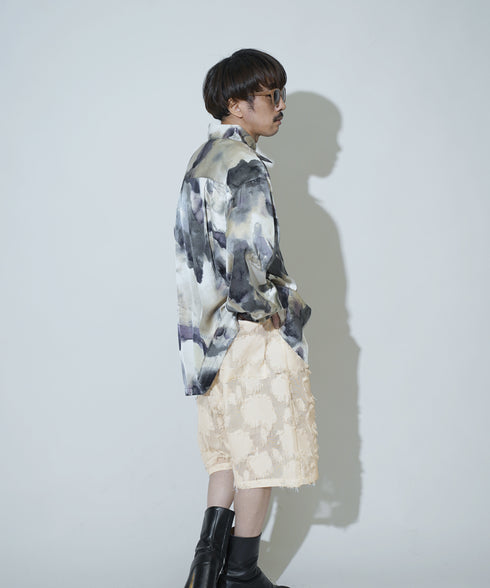 H163 / 着用サイズ: S*アイボリー シャツ:217621