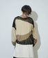 ローゲージ 透かし編み グラフィック L/S ニット