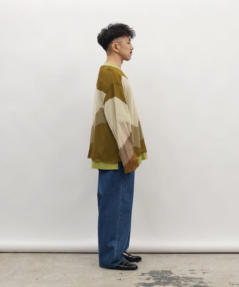 H163 / 着用サイズ:M キャメル 着用トップス:217674 着用ボトムス:218711