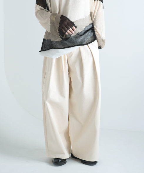 H178 / 着用サイズ: L*アイボリー ニット:217632 インナー:217749