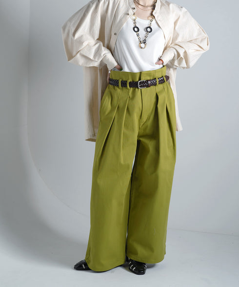 H167 / 着用サイズ: M*グリーン シャツ:217645 インナー:217749