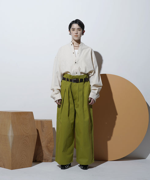 H167 / 着用サイズ: M*グリーン シャツ:217645 インナー:217749