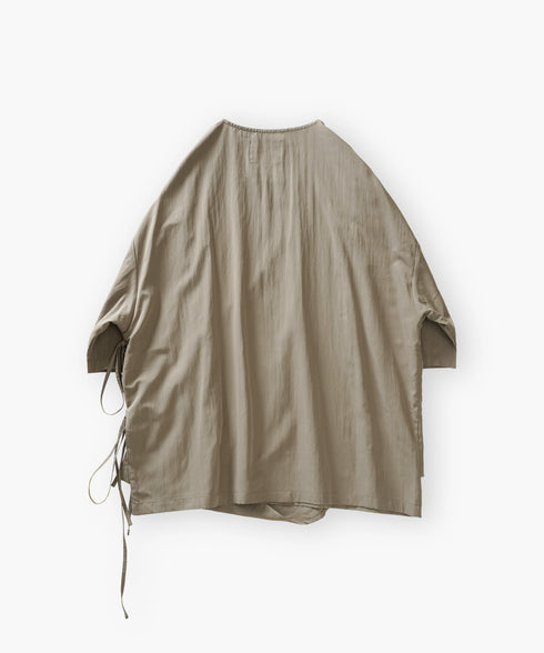 アシンメトリー レイヤード デザイン ドレープ プルオーバー