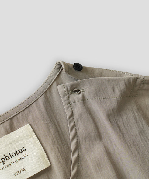 アシンメトリー レイヤード デザイン ドレープ プルオーバー