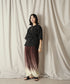 グラデーション ダイ フルレングス パイル イージー テーパードパンツ