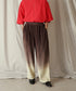 グラデーション ダイ フルレングス パイル イージー テーパードパンツ