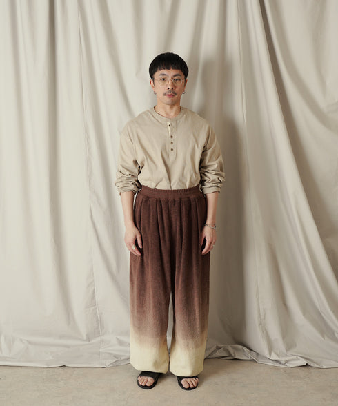 H163 / 着用サイズ:M ブラウン 着用トップス:217648