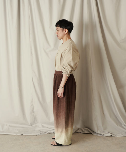 H163 / 着用サイズ:M ブラウン 着用トップス:217648