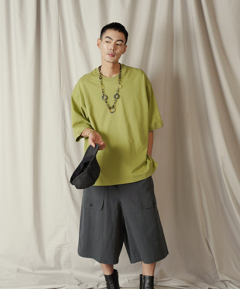 H178 / 着用サイズ: M*チャコール トップス:217674