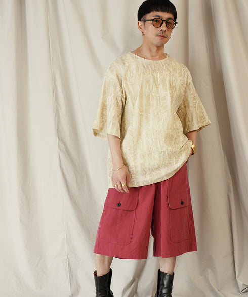 H163 / 着用サイズ: M*レッド トップス:217615