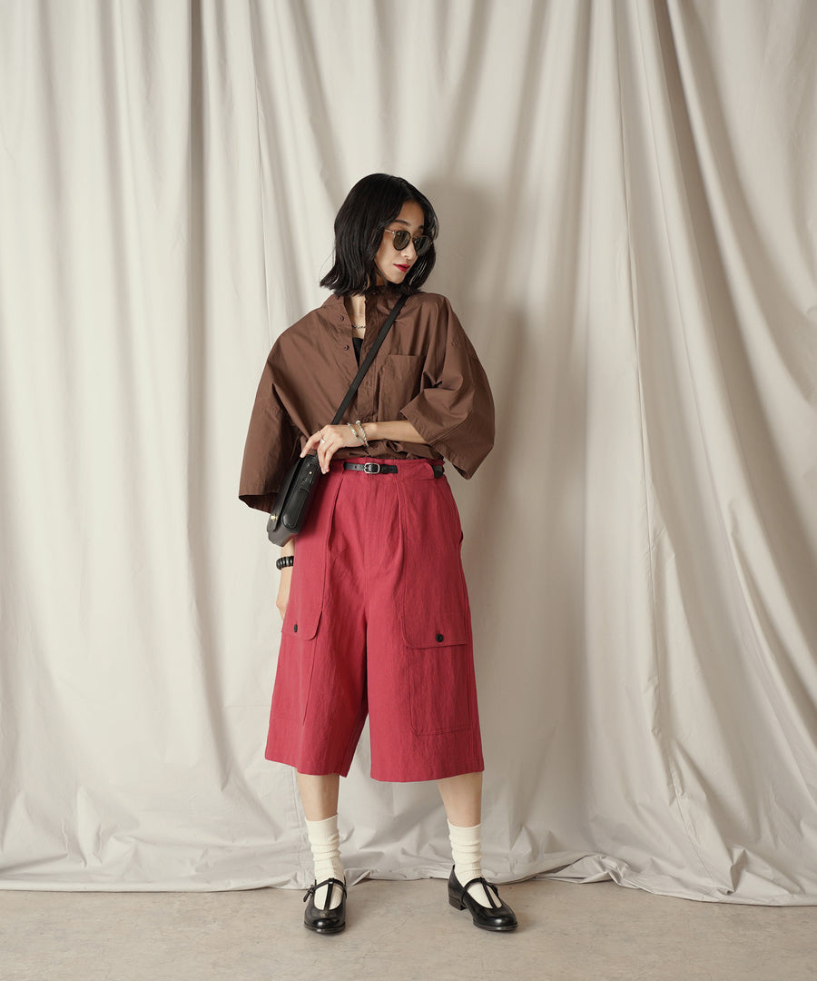 H169 / 着用サイズ: M*レッド トップス:218008