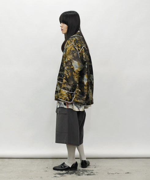 H177 / 着用サイズ:L チャコール 着用アウター:216861 着用トップス:217621