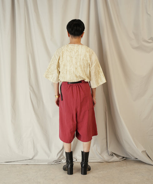 H163 / 着用サイズ:M レッド 着用トップス:217615