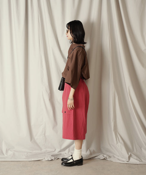 H169 / 着用サイズ:M レッド 着用トップス:218008