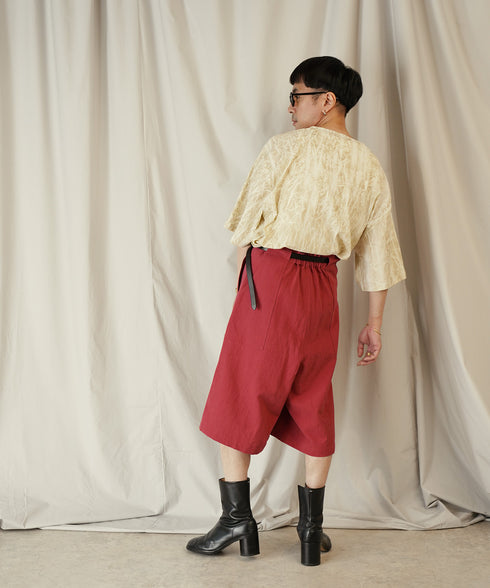 H163 / 着用サイズ:M レッド 着用トップス:217615