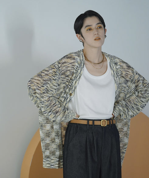 H167 / 着用サイズ: M*アイボリー インナー:217749 ボトムス:217647