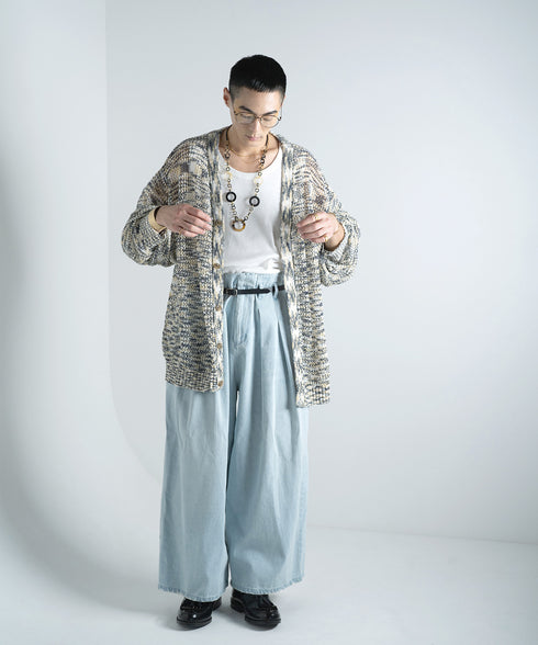 H178 / 着用サイズ: L*アイボリー インナー:217749 ボトムス:213778