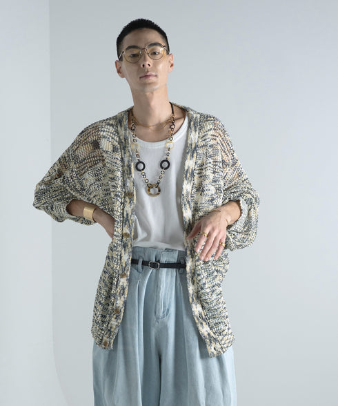 H178 / 着用サイズ: L*アイボリー インナー:217749 ボトムス:213778