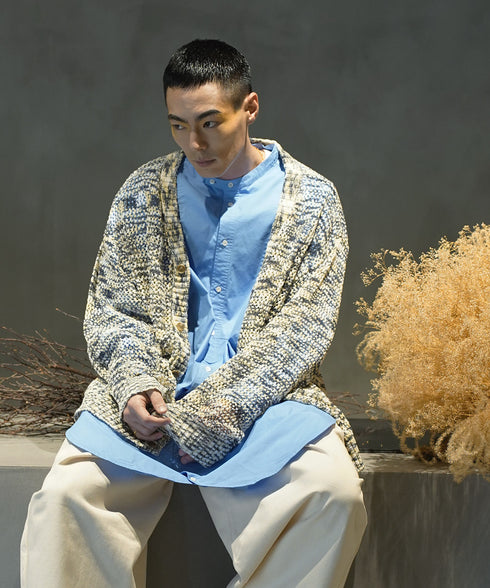 H178 / 着用サイズ: L*アイボリー シャツ:217627 ボトムス:213634