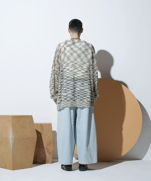 H178 / 着用サイズ: L*アイボリー インナー:217749 ボトムス:213778