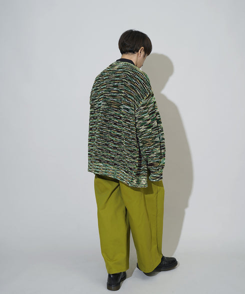 H163 / 着用サイズ: M*グリーン シャツ:217645 ボトムス:217634