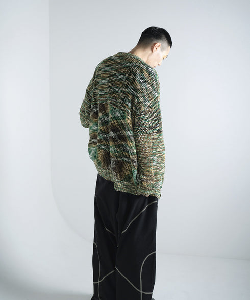 H178 / 着用サイズ: L*グリーン トップス:217646 ボトムス:217618