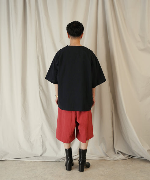 H163 / 着用サイズ: M*ブラック ボトムス:217641