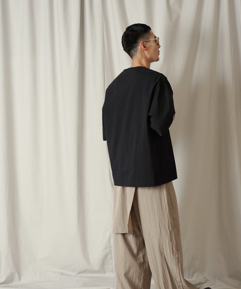 H169 / 着用サイズ: M*ブラック ボトムス:217636