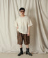 H163 / 着用サイズ: S*オフホワイト ボトムス:217612
