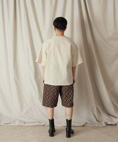 H163 / 着用サイズ: S*オフホワイト ボトムス:217612