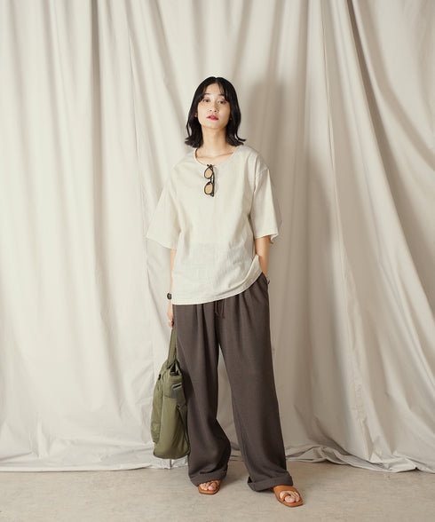 H169 / 着用サイズ: S*オフホワイト ボトムス:218011