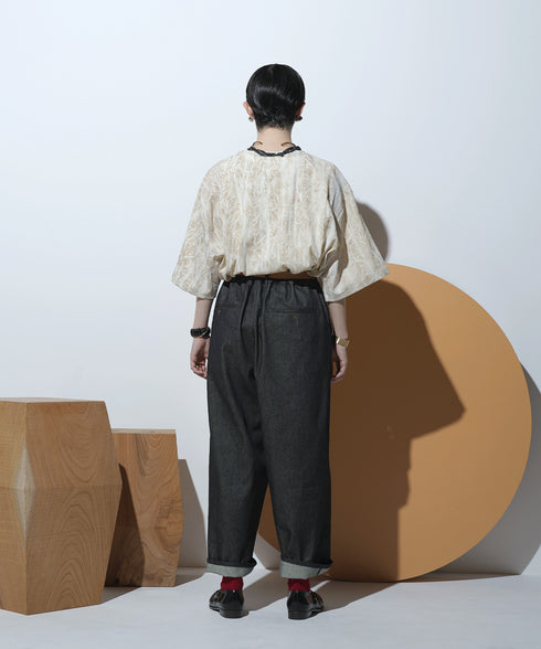 H167 / 着用サイズ: M*インディゴブルー トップス:217615