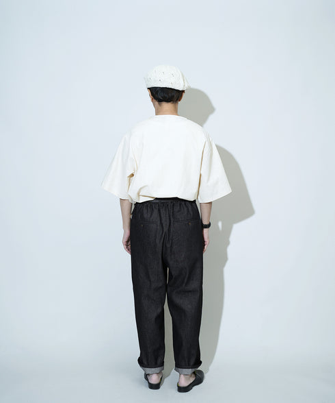 H163 / 着用サイズ: S*インディゴブルー トップス:217646