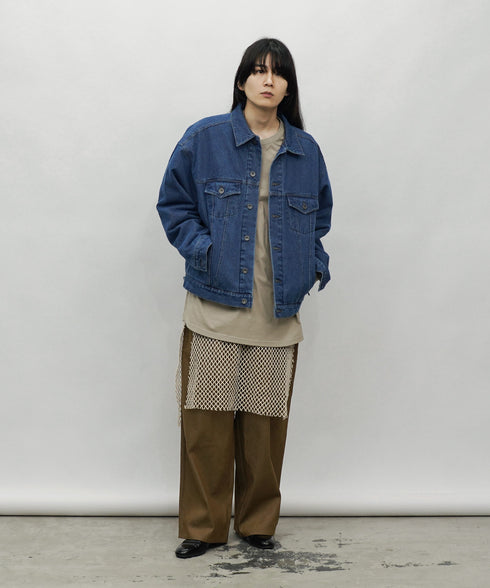 H177 / 着用サイズ:L ブラウン 着用アウター:218710 着用トップス:217648 着用インナー:217732