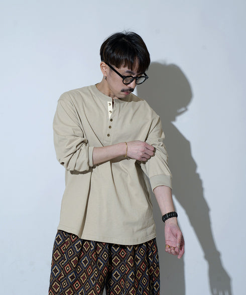 H163 / 着用サイズ: S*グレイッシュベージュ ボトムス:217612