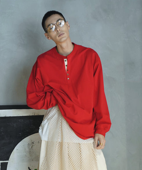 H178 / 着用サイズ: L*レッド インナー:217732 ボトムス:217634