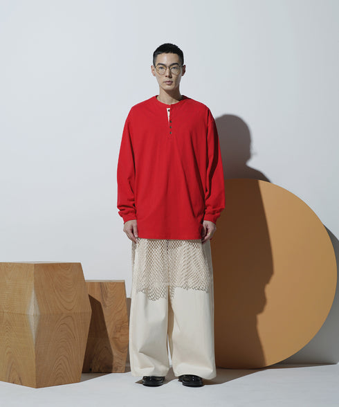 H178 / 着用サイズ: L*レッド インナー:217732 ボトムス:217634