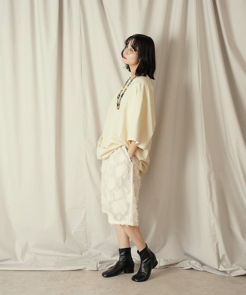 H169 / 着用サイズ: M*クリーム ボトムス:217631