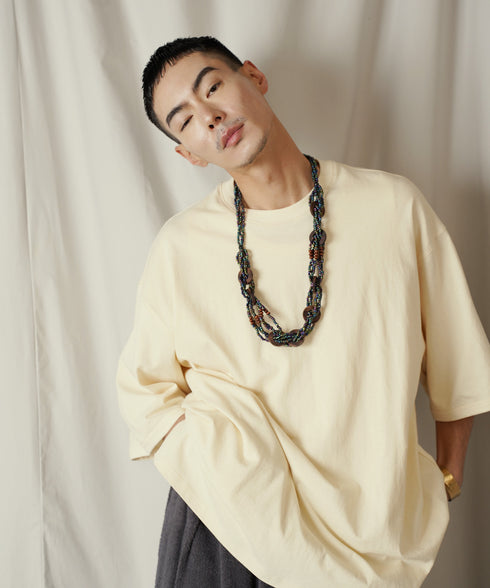 H178 / 着用サイズ: L*クリーム ボトムス:217640