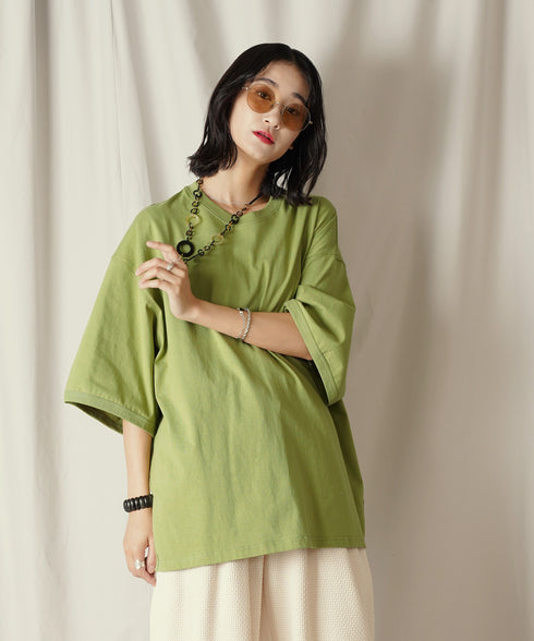 H169 / 着用サイズ: M*ライトオリーブ ボトムス:218011