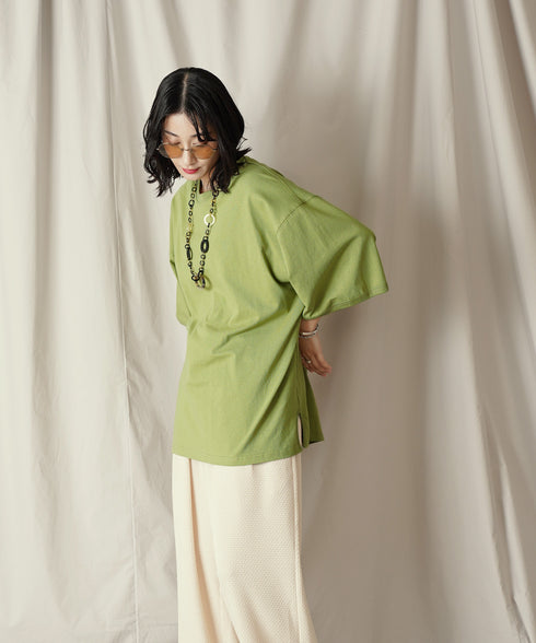 H169 / 着用サイズ: M*ライトオリーブ ボトムス:218011