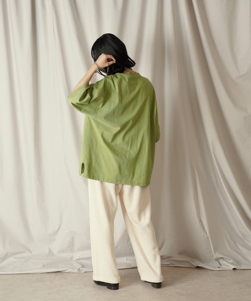 H169 / 着用サイズ: M*ライトオリーブ ボトムス:218011