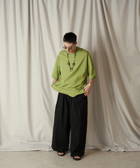 H178 / 着用サイズ: L*ライトオリーブ ボトムス:217634