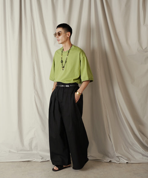 H178 / 着用サイズ: L*ライトオリーブ ボトムス:217634